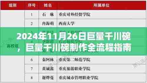 巨量千川碗制作全流程指南,初学者与进阶用户必备(2024年11月26日版)