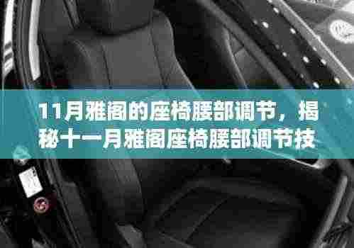 揭秘十一月雅阁座椅腰部调节技术,舒适度与健康完美融合,打造个性化驾乘体验