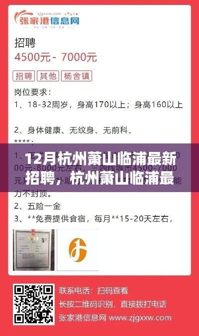 杭州萧山临浦最新招聘求职攻略,从入门到应聘成功全解析