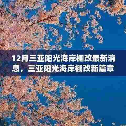 三亚阳光海岸棚改最新动态，变革中的学习，自信与成就感的源泉