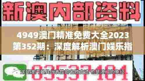 4949澳门精准免费大全2023第352期:深度解析澳门娱乐指南,洞察最新趋势与机遇