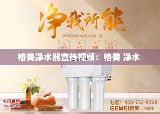 格美净水器宣传视频:格美 净水