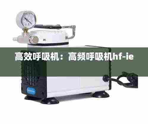 高效呼吸机:高频呼吸机hf-ie