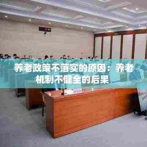 养老政策不落实的原因:养老机制不健全的后果
