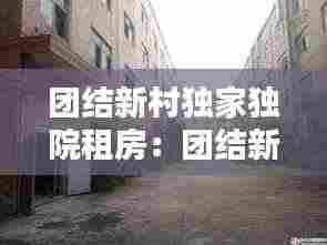 团结新村独家独院租房：团结新村哪年建成的 