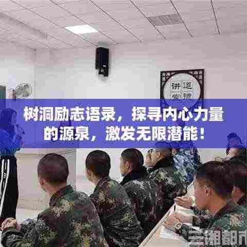 树洞励志语录,探寻内心力量的源泉,激发无限潜能!