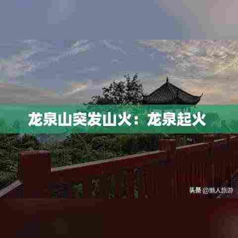 龙泉山突发山火:龙泉起火