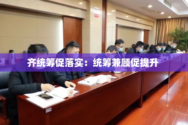 齐统筹促落实：统筹兼顾促提升 