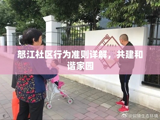 怒江社区行为准则详解,共建和谐家园