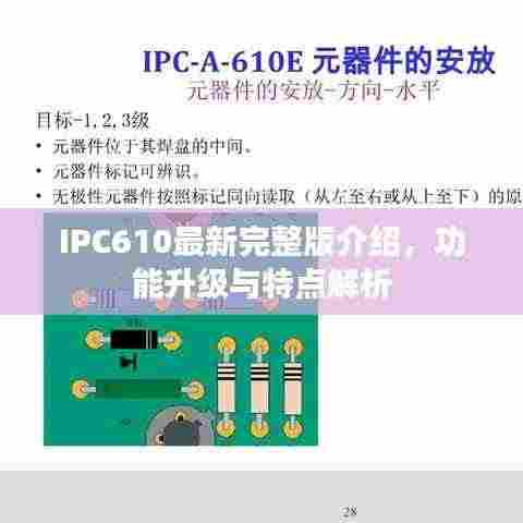 IPC610最新完整版介绍，功能升级与特点解析