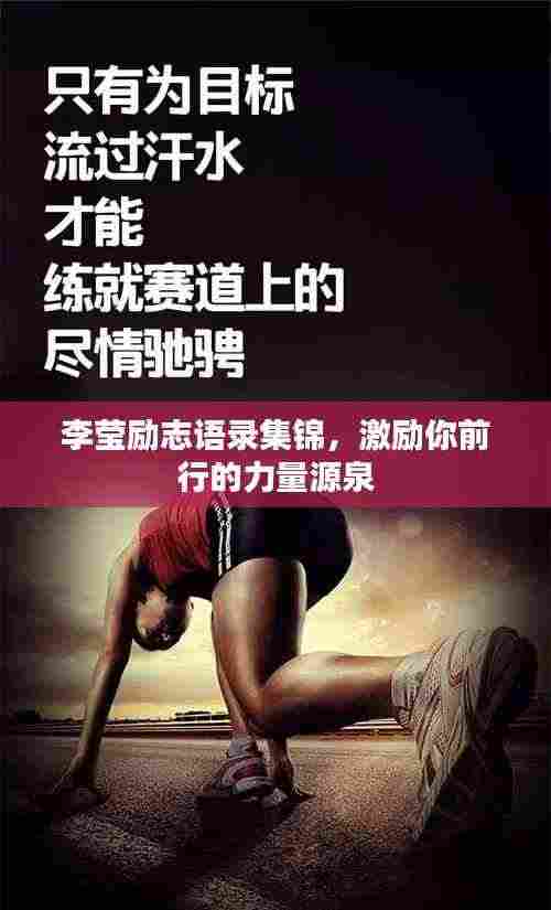 李莹励志语录集锦，激励你前行的力量源泉