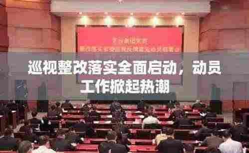 巡视整改落实全面启动,动员工作掀起热潮