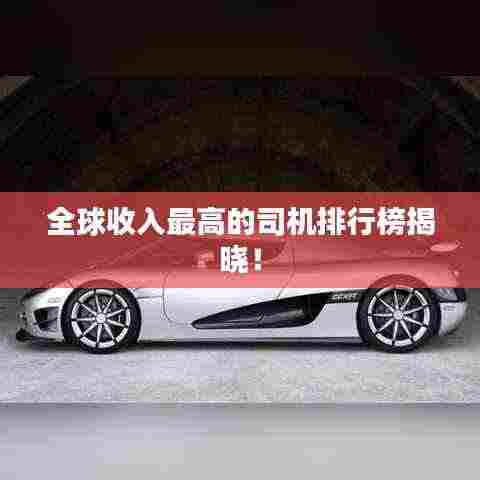 全球收入最高的司机排行榜揭晓！